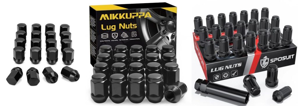 Black Lug Nuts combined image