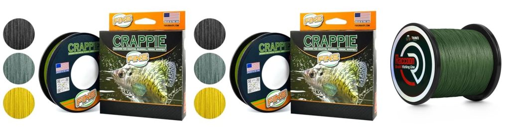 Braided Fishing Line For Crappie combined image