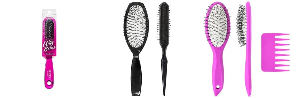 Brush For Synthetic Wigs combined image