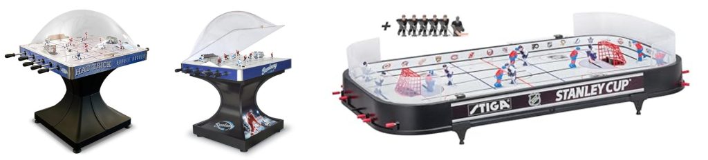 Bubble Hockey Table combined image