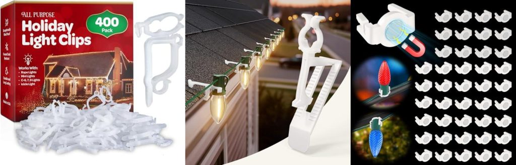 C9 Christmas Light Clips combined image