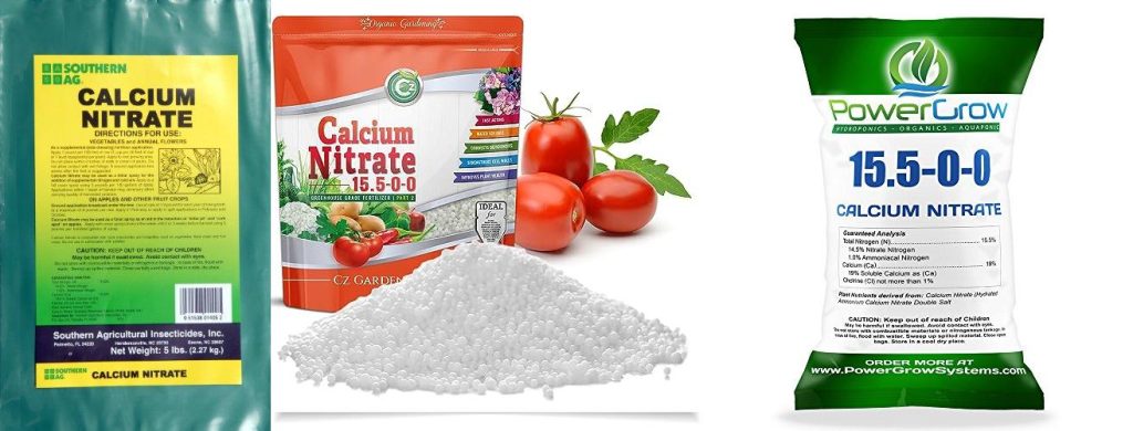 Calcium Nitrate Fertilizer combined image