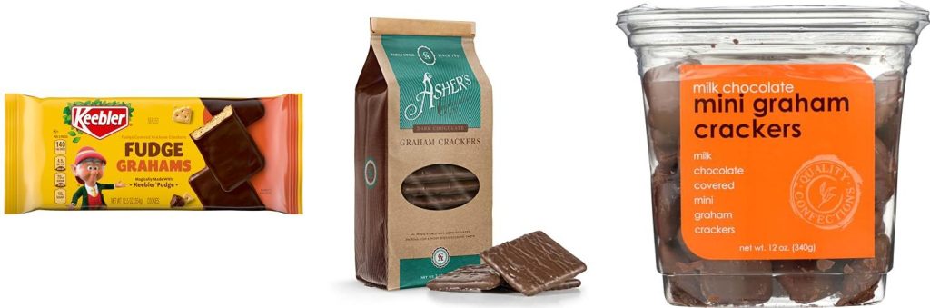 Chocolate Covered Graham Crackers combined image