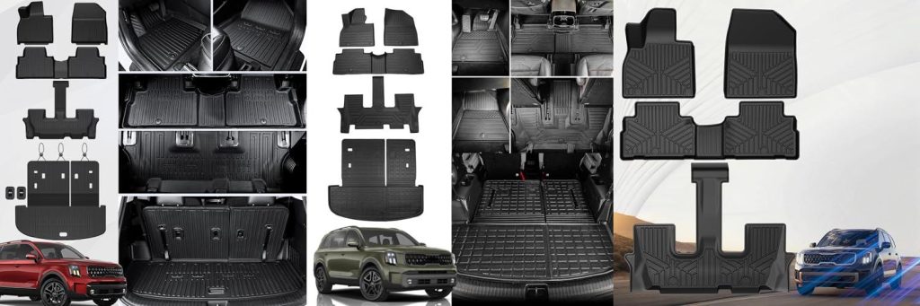 Floor Mats For Kia Telluride combined image