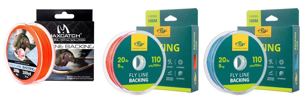 Fly Line Backing combined image