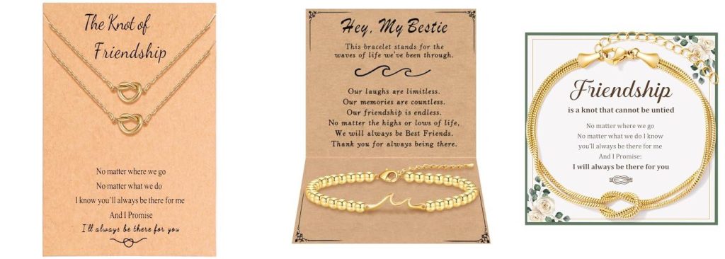 Friend Jewelry Gold combined image