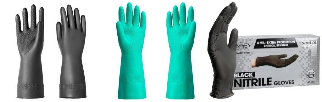Gloves For Acetone combined image