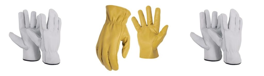 Goatskin Work Gloves combined image