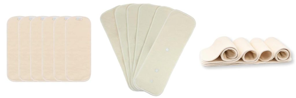 Hemp Nappy Insert combined image