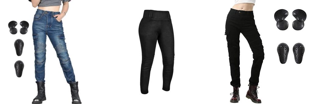 Ladies Motorcycle Pants combined image