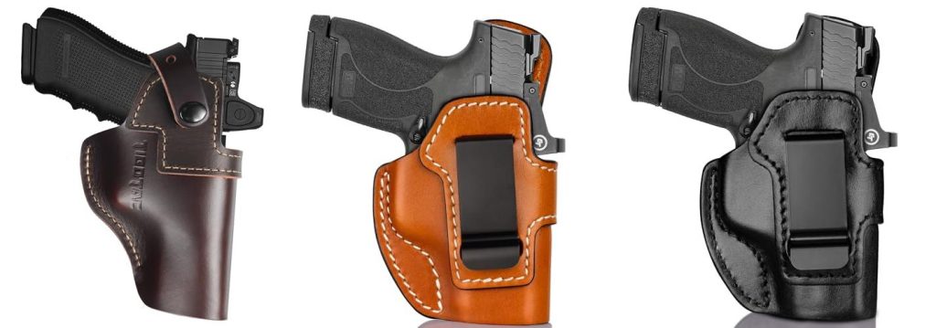 Leather Holster For MP Shield 9Mm combined image