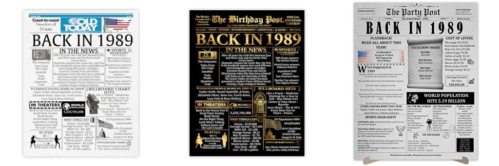 Of The 1989 Poster combined image