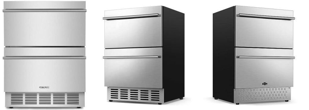 Outdoor Refrigerator Drawers combined image