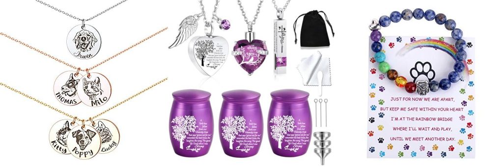 Pet Memorial Jewelry combined image