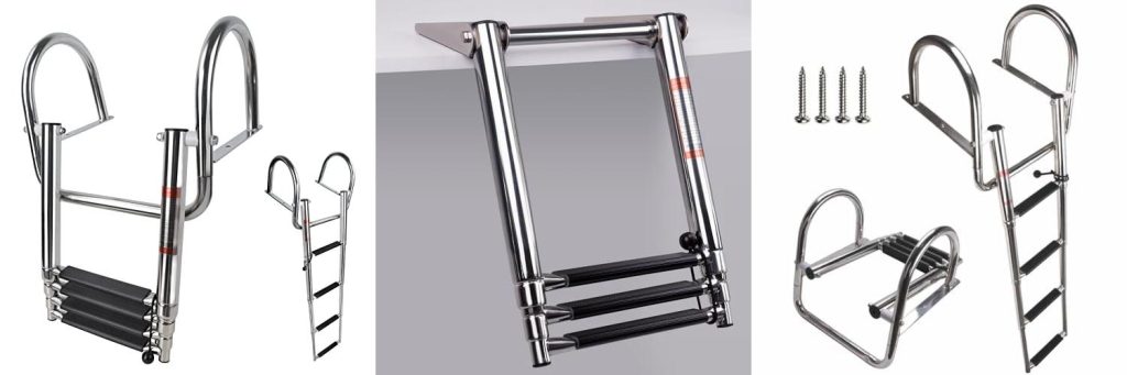 Pontoon Boat Ladder combined image