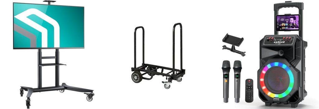 Portable Stage On Wheels combined image