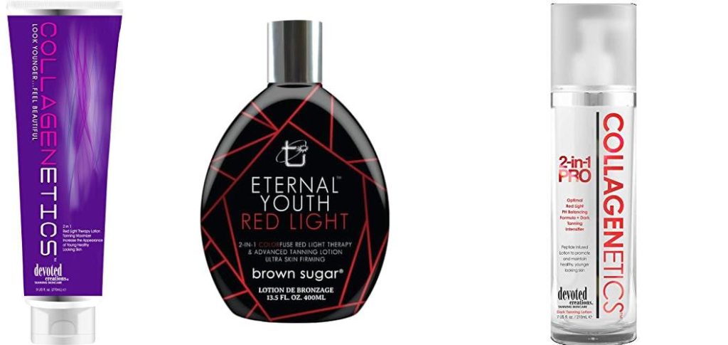 Red Light Therapy Lotion combined image