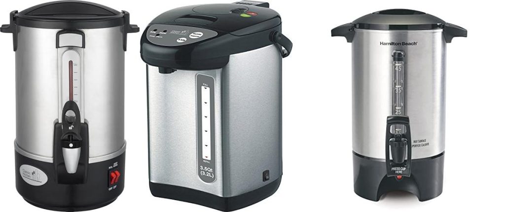 Shabbat Hot Water Urn combined image