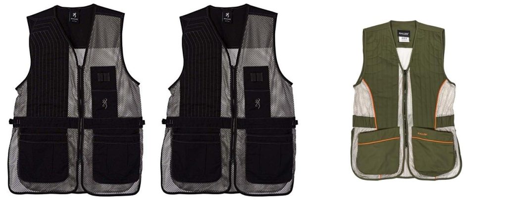 Shooting Vest With Recoil Pad combined image