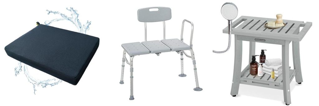 Shower Bench Material combined image