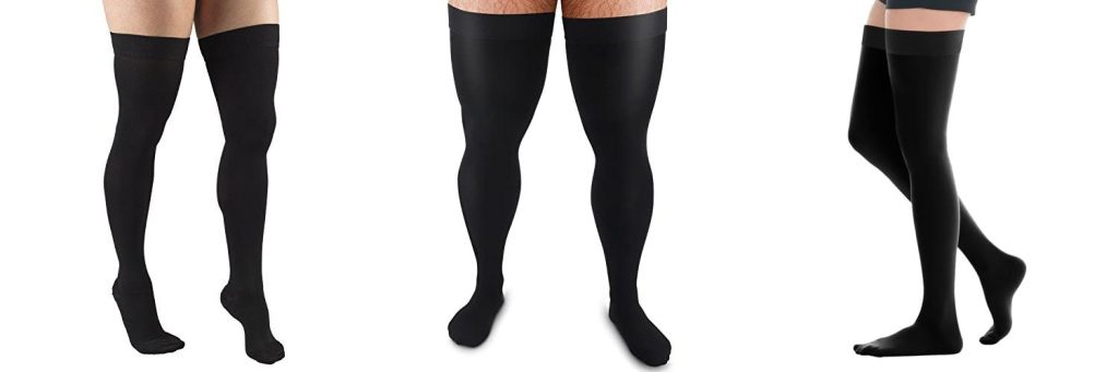 Thigh High Compression Socks For Men combined image