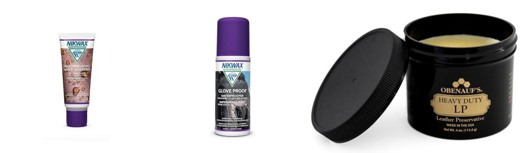 Waterproofing For Leather Gloves combined image