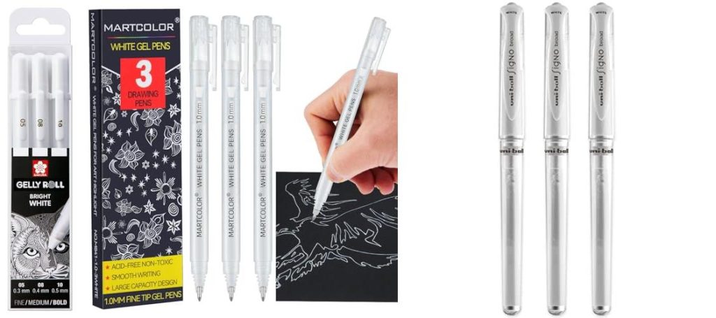 White Pen For Black Paper combined image