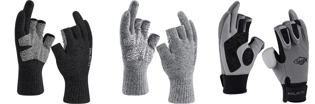 Winter Fly Fishing Gloves combined image