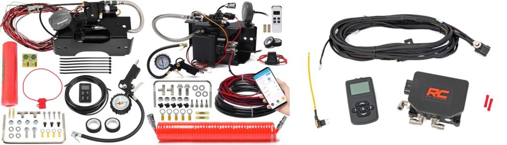 Wireless Airbag Compressor Kit combined image