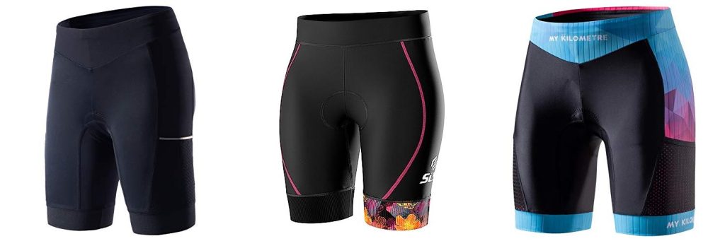 WomenS Triathlon Shorts combined image