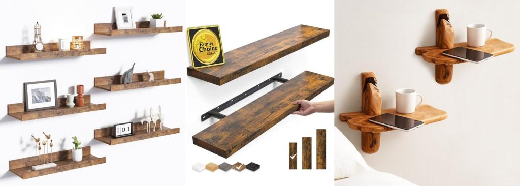 Wood Shelves combined image